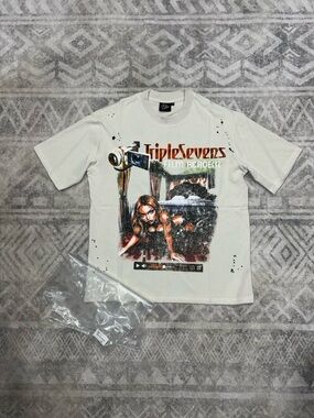 TripleSevens Graphic Tee in White